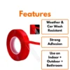 Crystal Grip Heavy Duty Mounting Tape