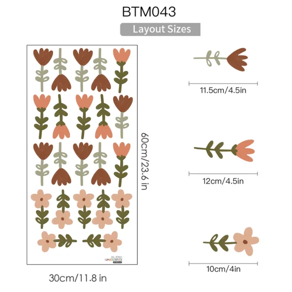 Botanical Garden Wall Sticker Set